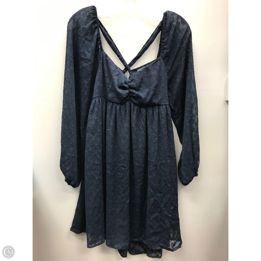 Dress Casual Short By Francesca’s In Navy, Size: M
