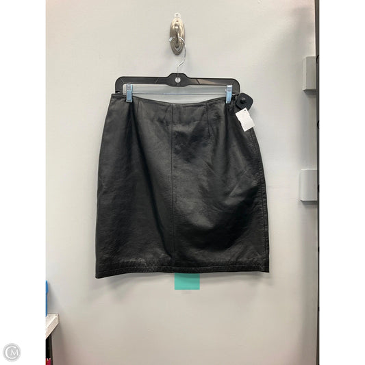 Skirt Mini & Short By Wilsons Leather In Black, Size: 12