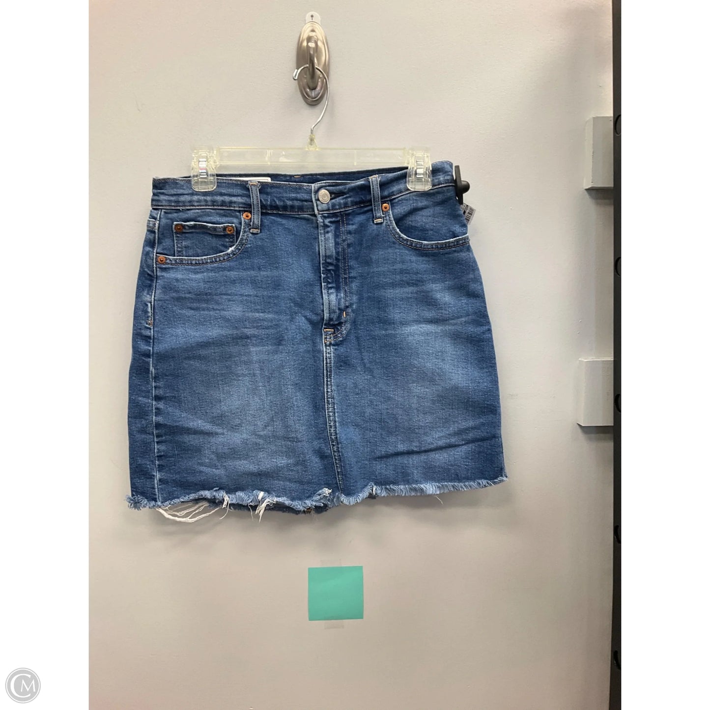 Skirt Mini & Short By Gap In Blue Denim, Size: 8