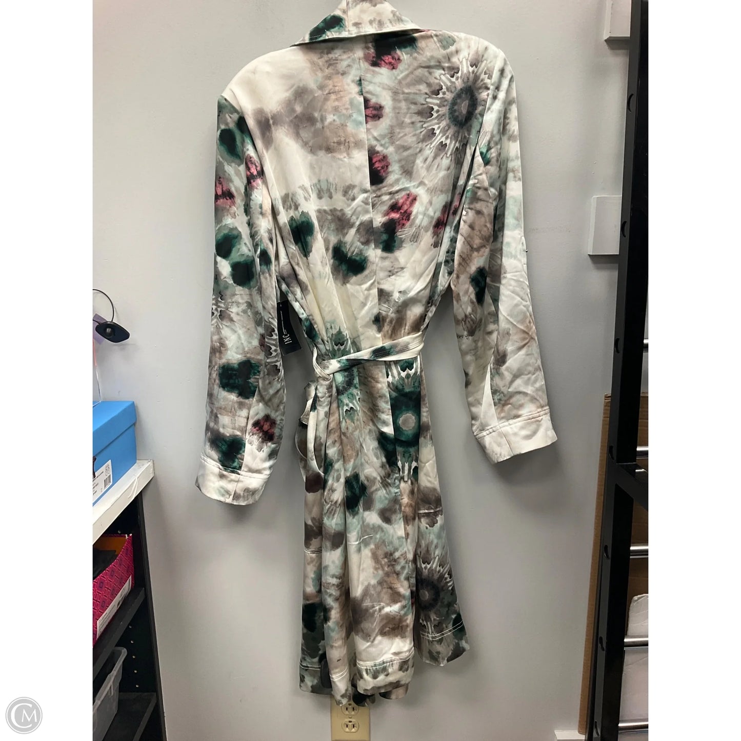 Cardigan By Inc In Tie Dye Print, Size: 0x