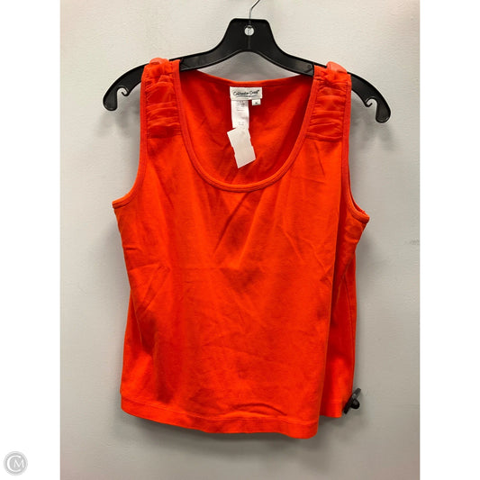 Tank Top By Coldwater Creek In Orange, Size: M