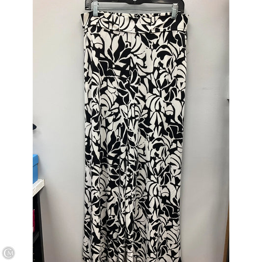 Pants Wide Leg By Clothes Mentor In Black & White, Size: M