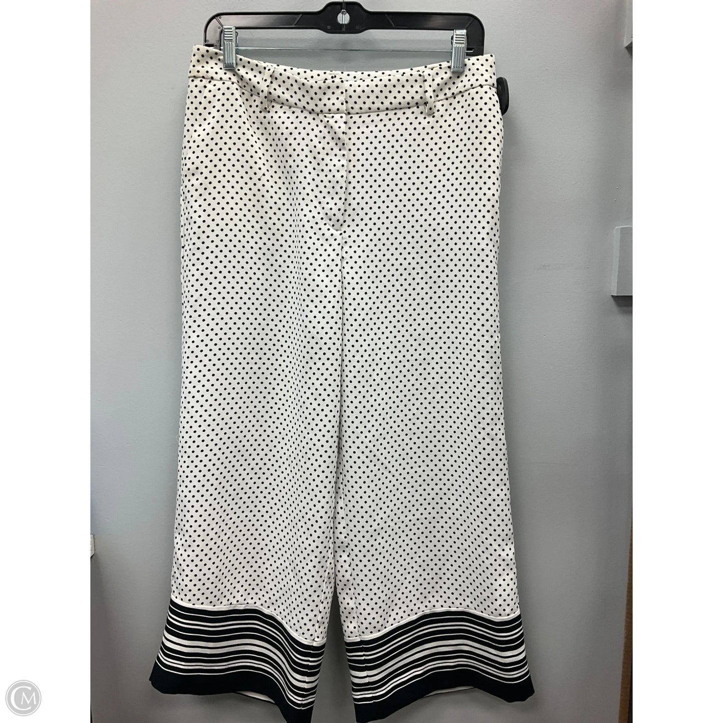 Pants Wide Leg By Ann Taylor In Polkadot Pattern, Size: 4