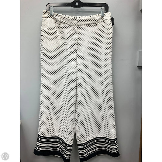 Pants Wide Leg By Ann Taylor In Polkadot Pattern, Size: 4