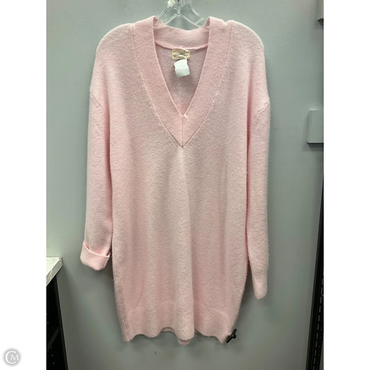 Dress Sweater By Universal Thread In Pink, Size: M