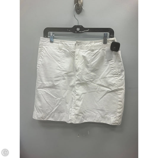 Skort By Croft And Barrow In White, Size: 8p