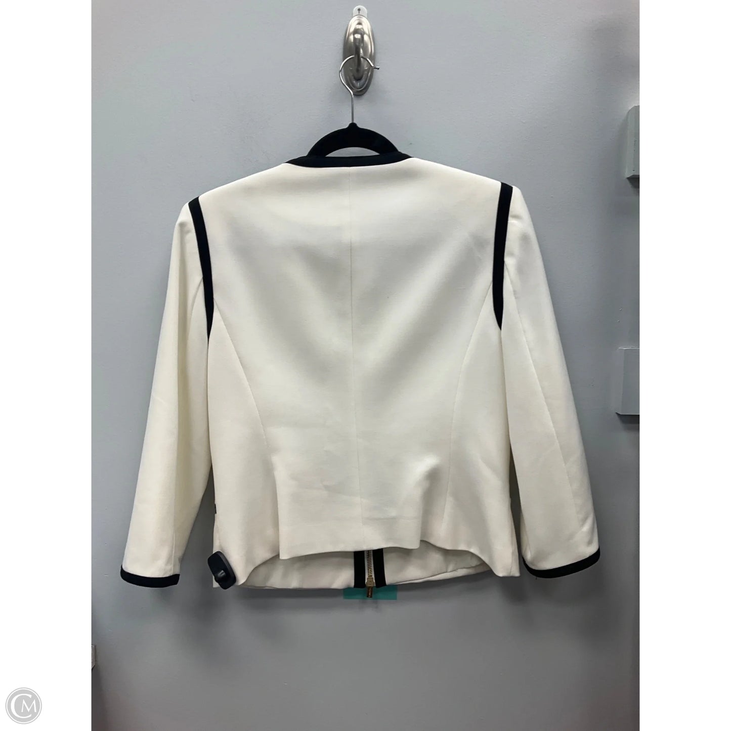 Jacket Other By Calvin Klein In Cream, Size: 10