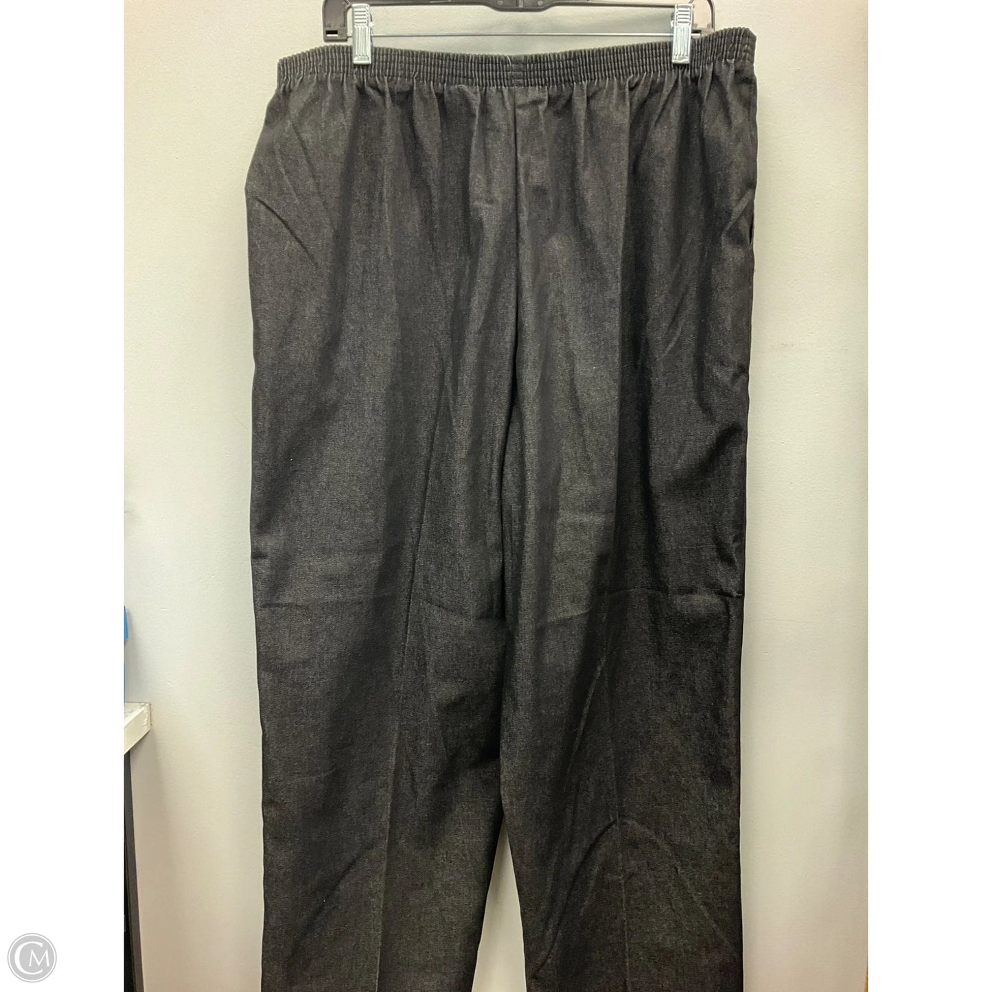 Pants Wide Leg By Alfred Dunner In Grey, Size: 18