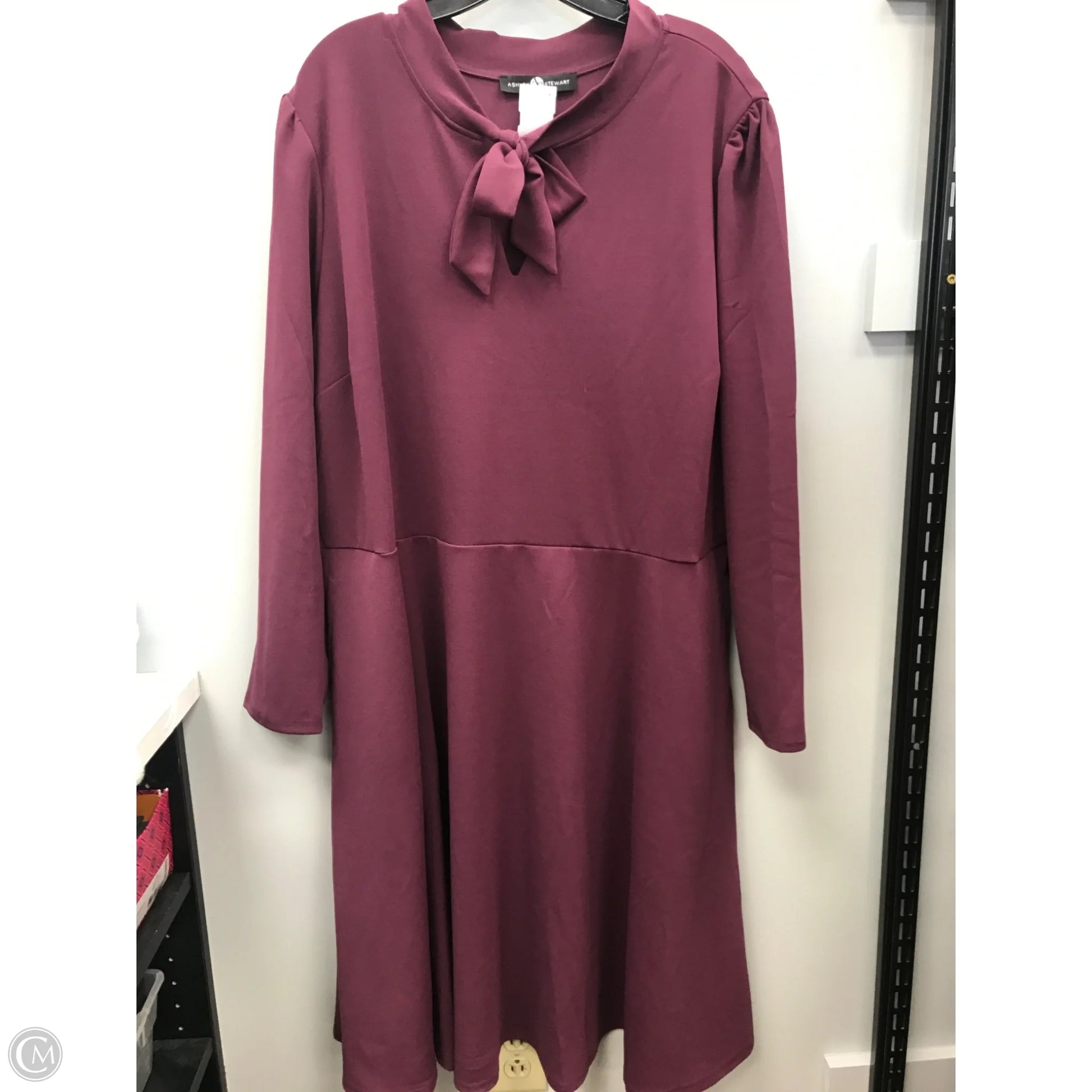 Dress Casual Midi By Ashley Stewart In Purple, Size: 3x – Clothes Mentor South Windsor CT #124