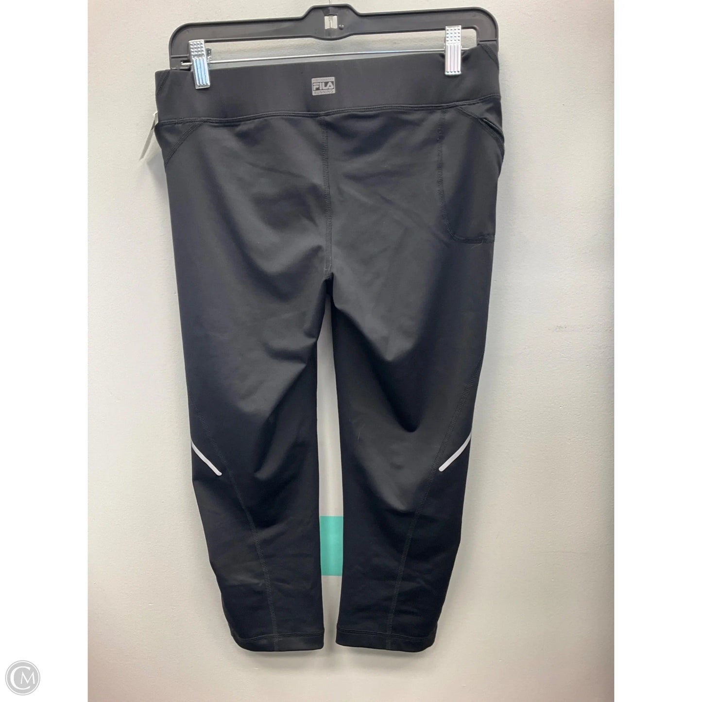 Athletic Leggings Capris By Fila In Black, Size: S