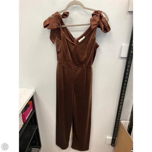 Jumpsuit By Francesca’s In Brown, Size: M