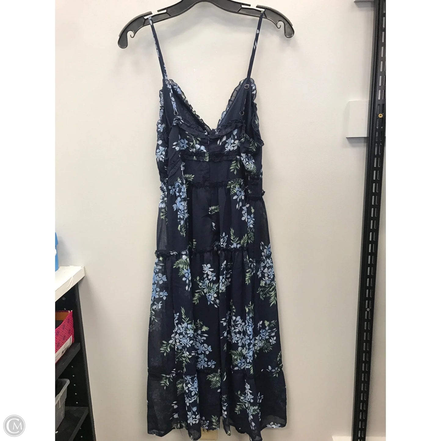 Dress Casual Short By Blu Pepper In Floral Print, Size: L