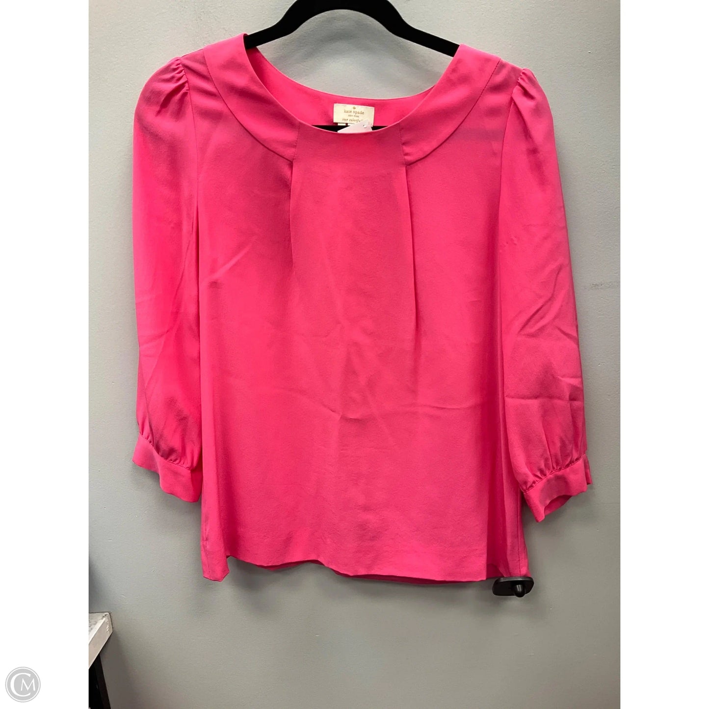 Top Long Sleeve Designer By Kate Spade In Pink, Size: S