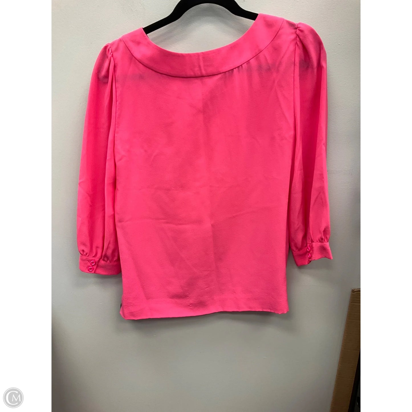Top Long Sleeve Designer By Kate Spade In Pink, Size: S