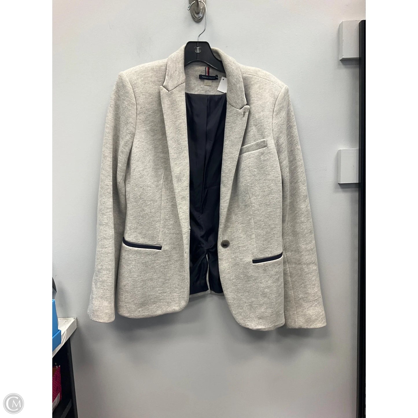 Blazer By Tommy Hilfiger In Grey, Size: 10
