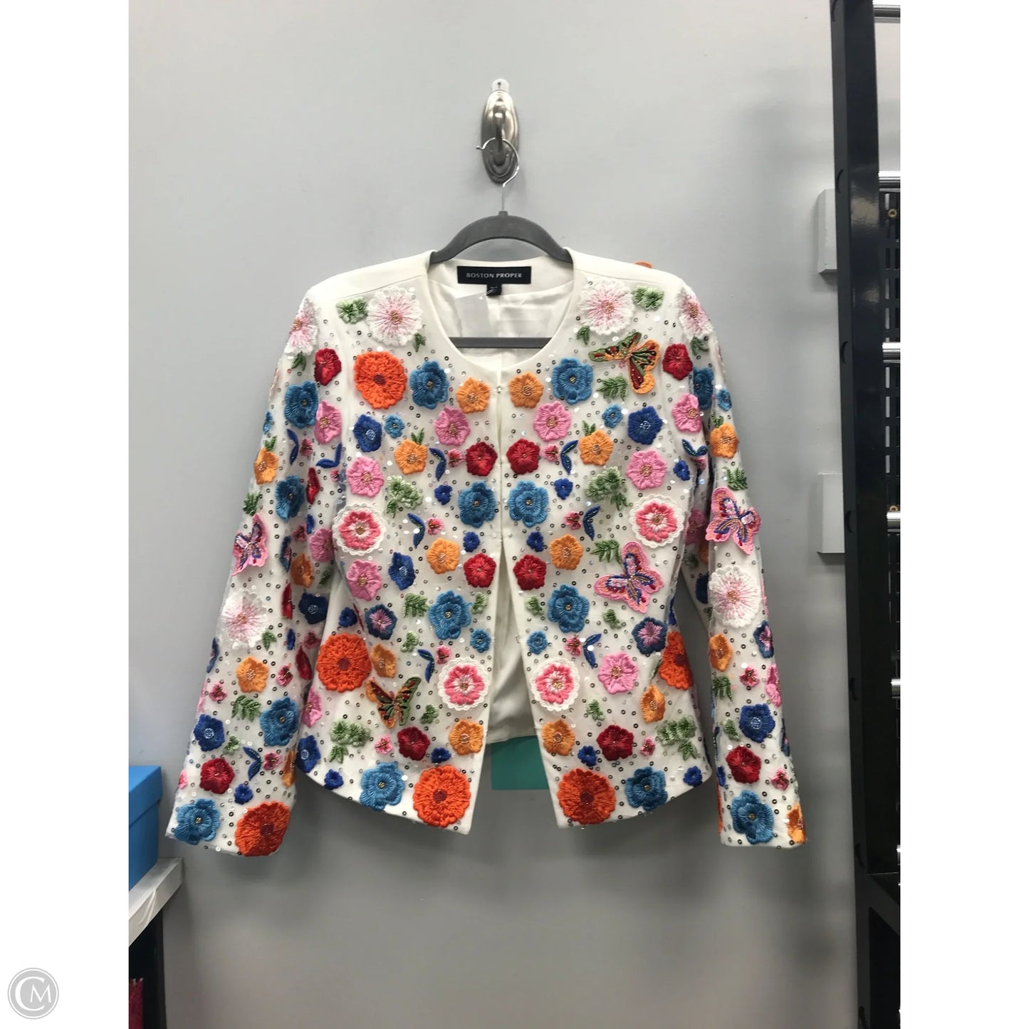 Jacket Other By Boston Proper In Floral Print, Size: 8