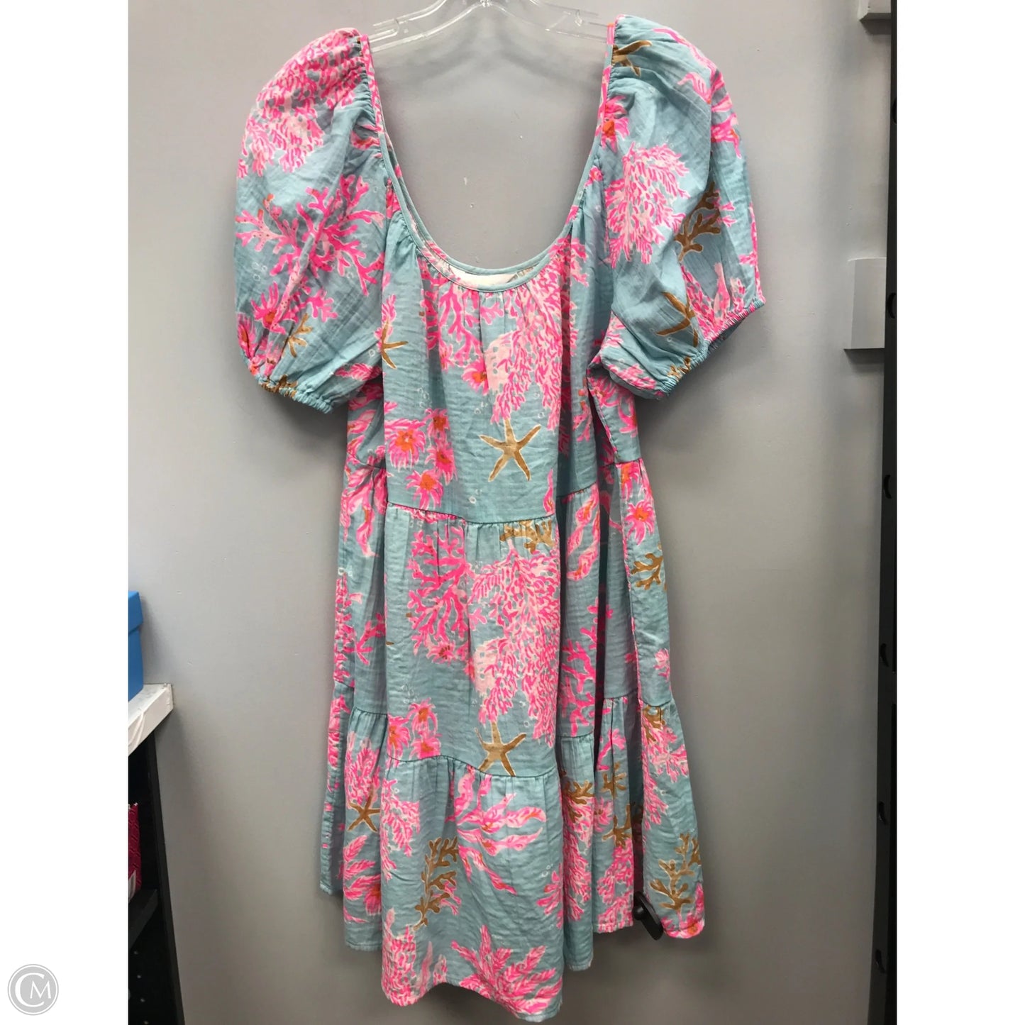 Dress Designer By Lilly Pulitzer In Blue & Pink, Size: M