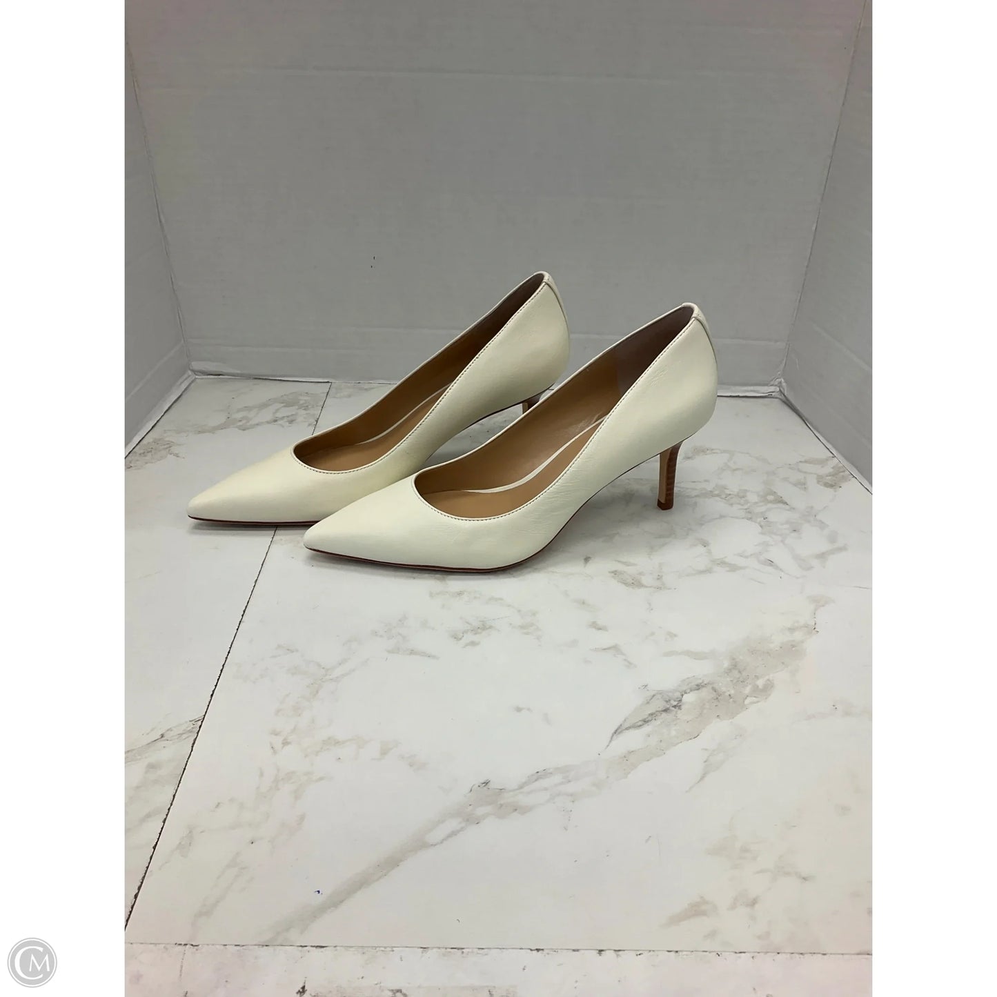 Shoes Heels Kitten By Lauren By Ralph Lauren In Cream, Size: 6.5