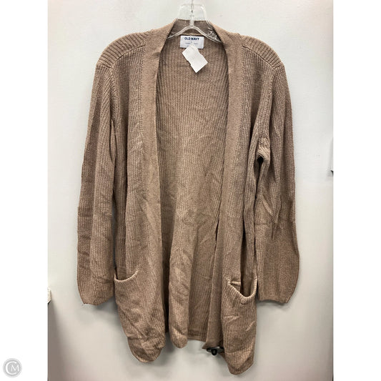 Sweater Cardigan By Old Navy In Brown, Size: S