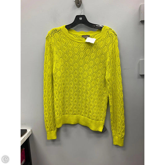 Sweater By Lilla P In Yellow, Size: M