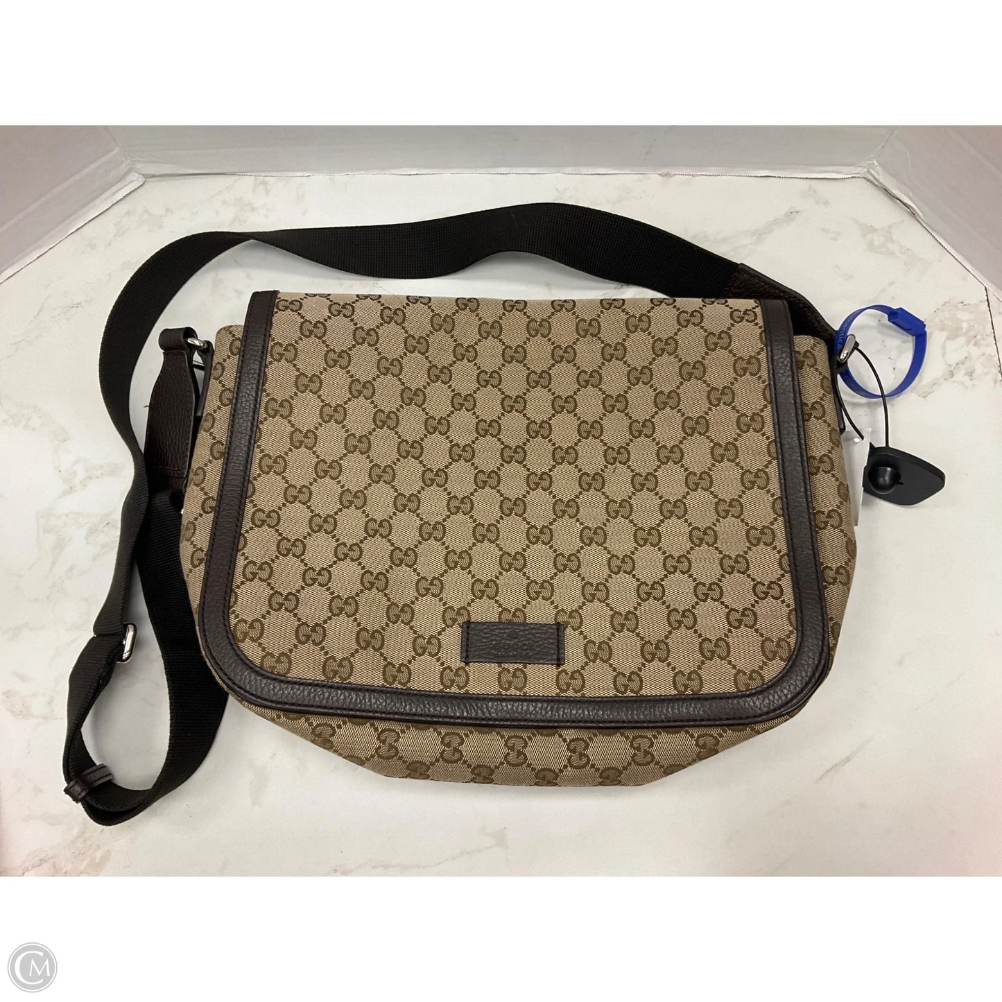 Crossbody Luxury Designer By Gucci, Size: Large