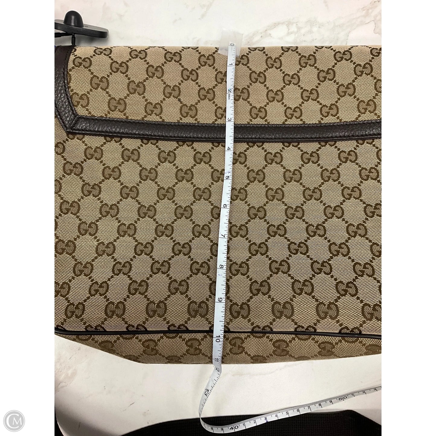 Crossbody Luxury Designer By Gucci, Size: Large
