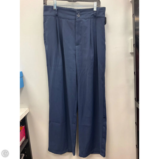Pants Wide Leg By Halara In Navy, Size: Mp