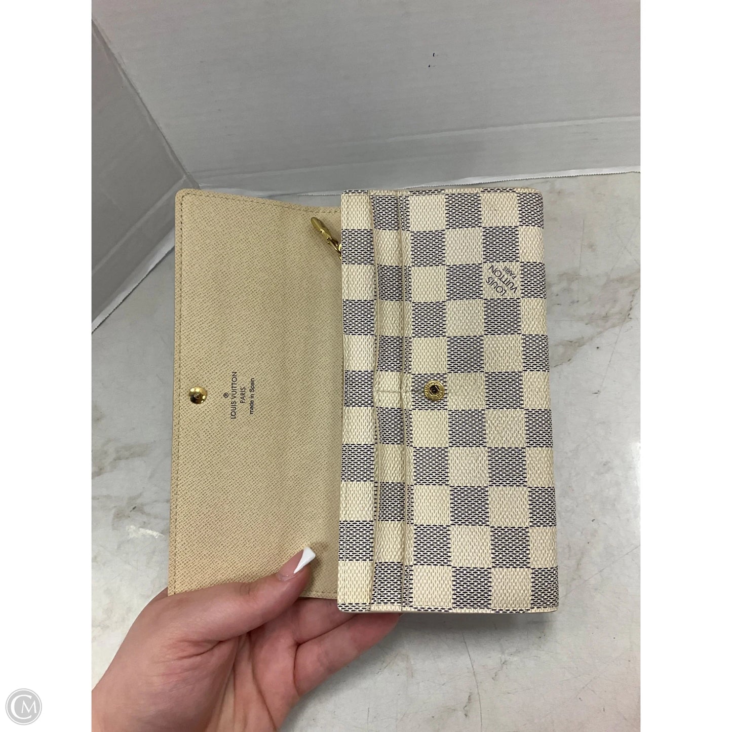 Wallet Luxury Designer By Louis Vuitton, Size: Large