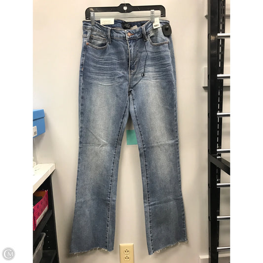 Jeans Boot Cut By Judy Blue In Blue Denim, Size: 12