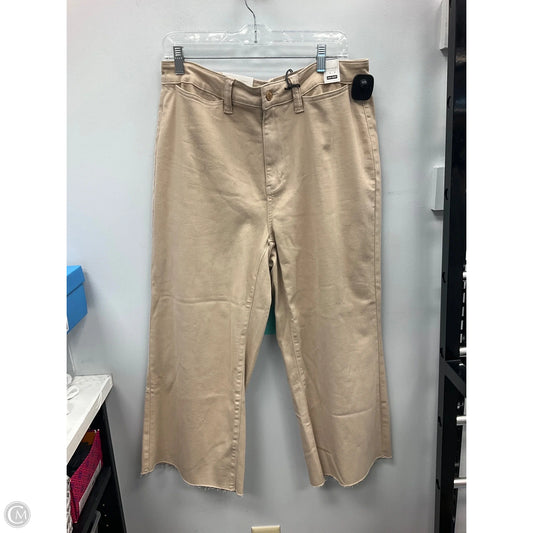 Pants Wide Leg By Judy Blue In Tan, Size: 16