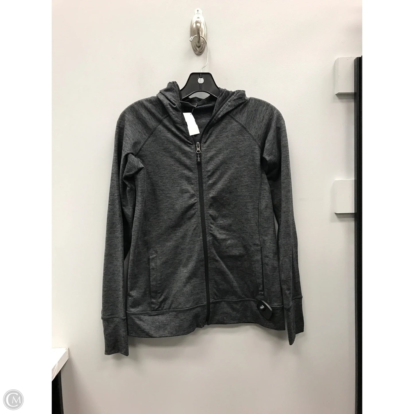 Athletic Jacket By Clothes Mentor In Grey, Size: Xs