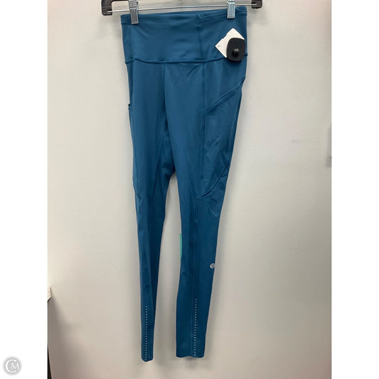 Athletic Leggings By Lululemon In Blue, Size: 2