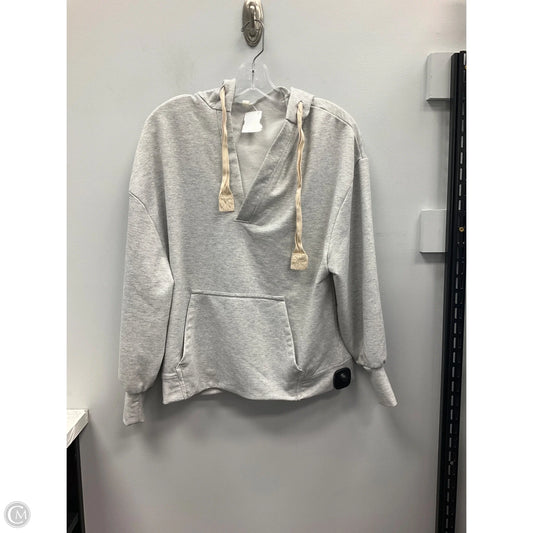 Sweatshirt Hoodie By Fabletics In Grey, Size: Xxs