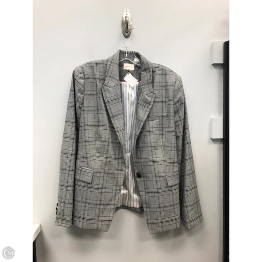 Blazer By Clothes Mentor In Plaid Pattern, Size: 10