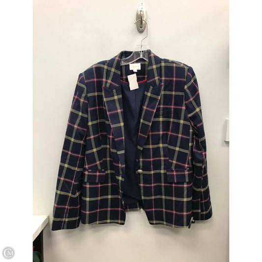 Blazer By Riley & Rae In Plaid Pattern, Size: 10