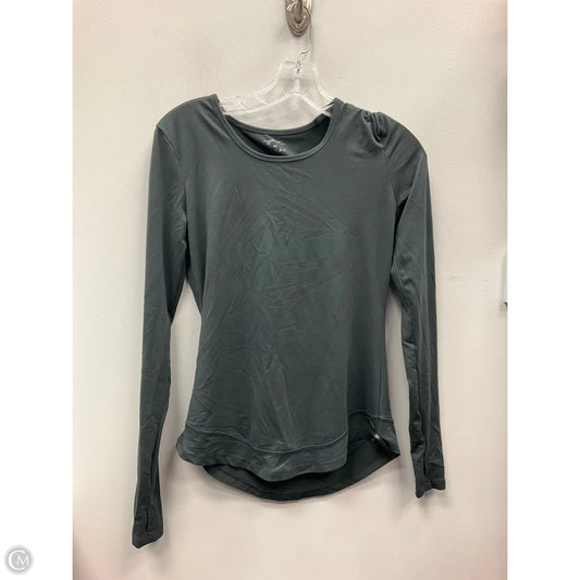 Athletic Top Long Sleeve Crewneck By Gottex In Grey, Size: Xs