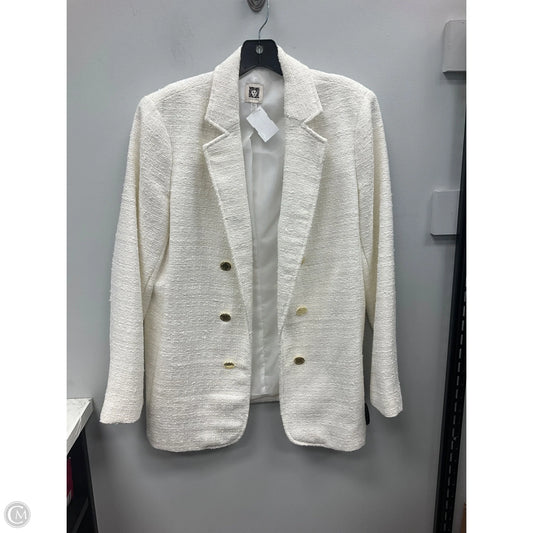 Blazer By Anne Klein In White, Size: L