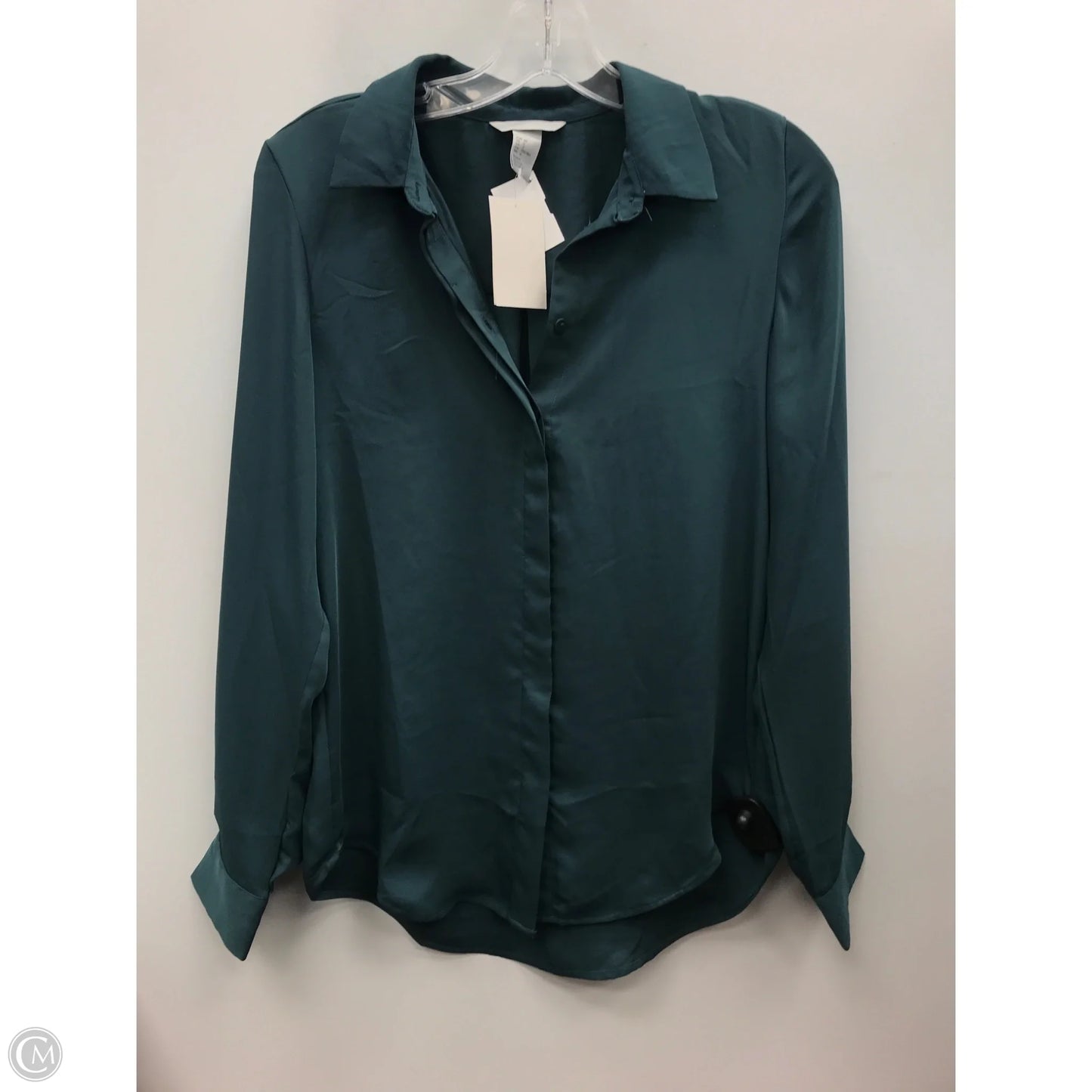 Top Long Sleeve By H&m In Teal, Size: 0