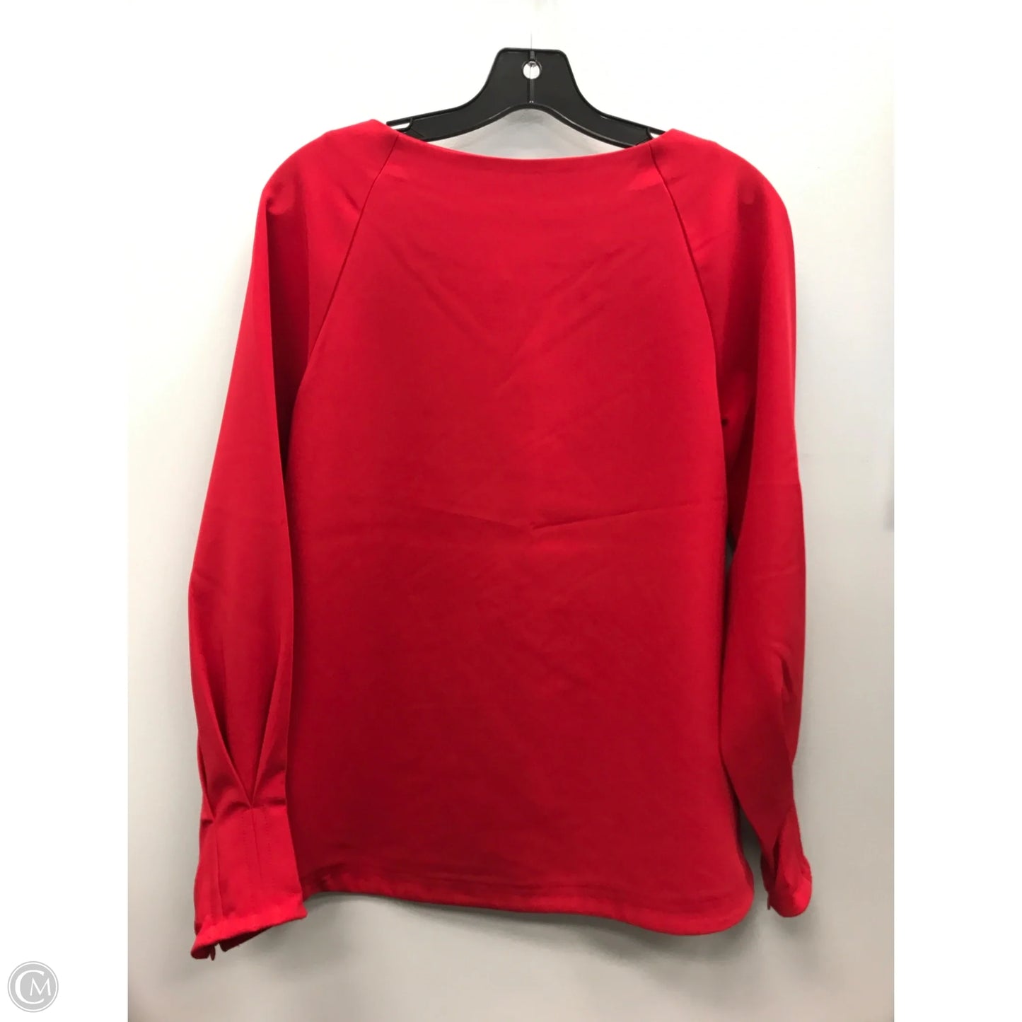 Top Long Sleeve By Banana Republic In Red, Size: Xs