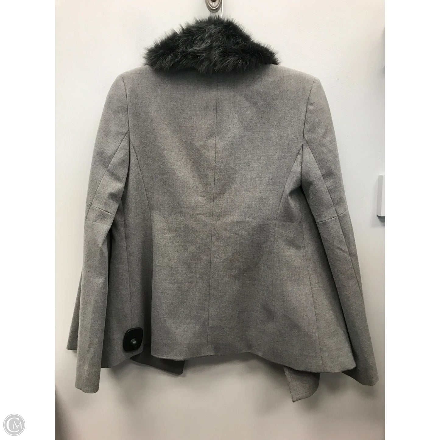 Coat Peacoat By Banana Republic In Grey, Size: 0