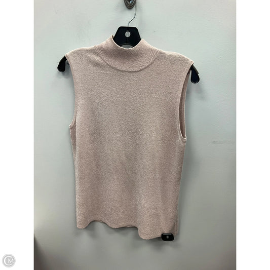 Top Sleeveless By Clothes Mentor In Pink & Silver, Size: L