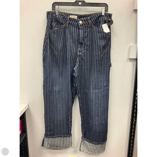Jeans Boyfriend By Pilcro In Striped Pattern, Size: 8