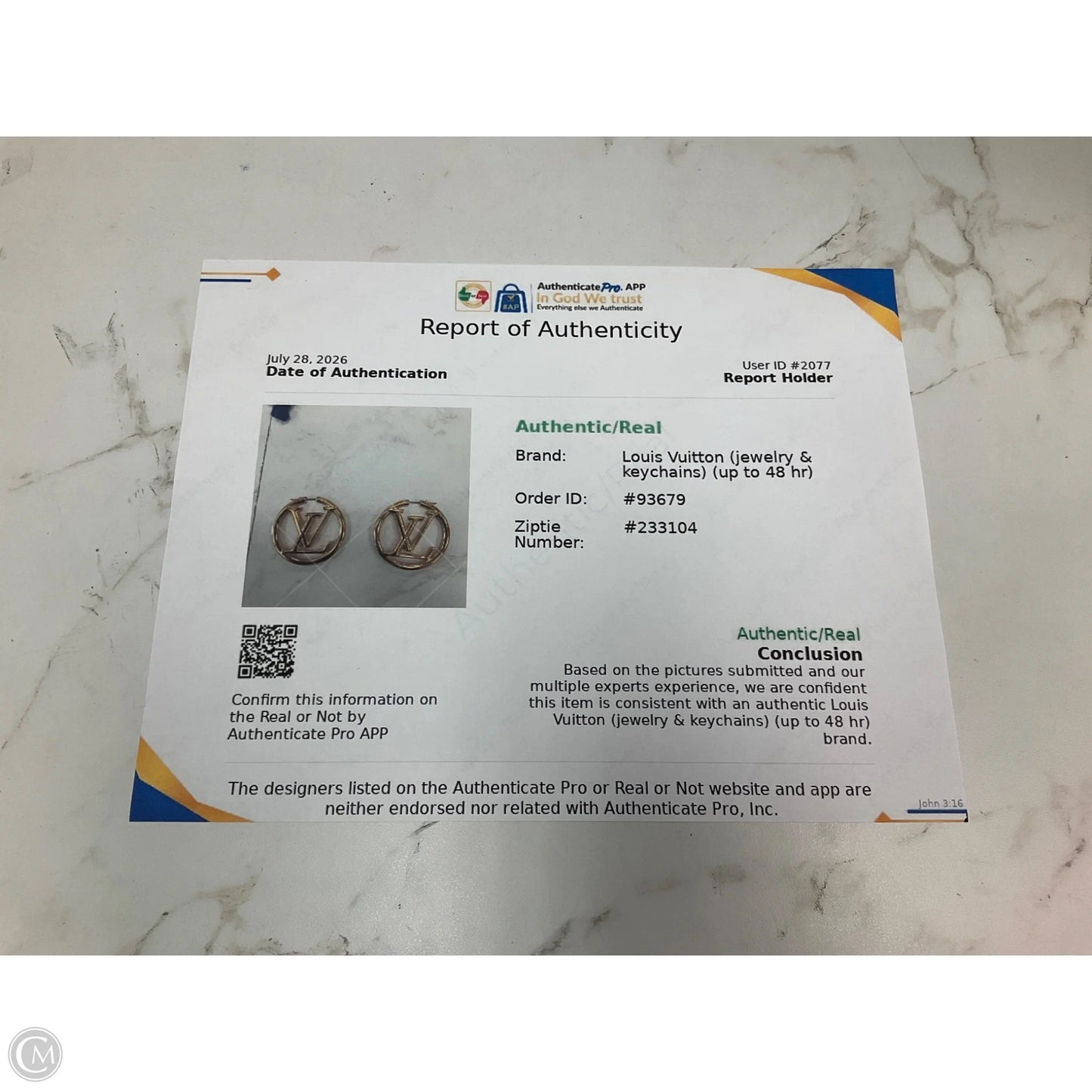 Earrings Luxury Designer By Louis Vuitton