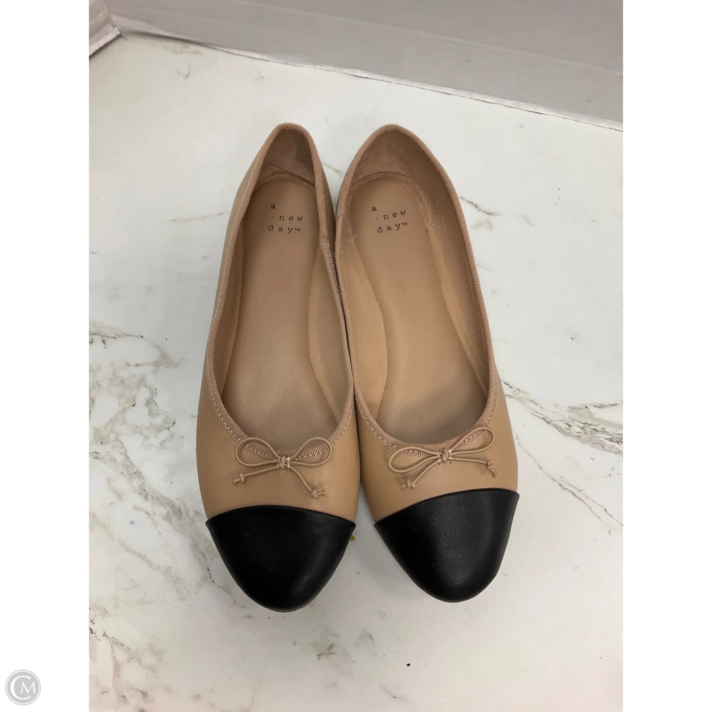 Shoes Flats By A New Day In Black & Tan, Size: 8