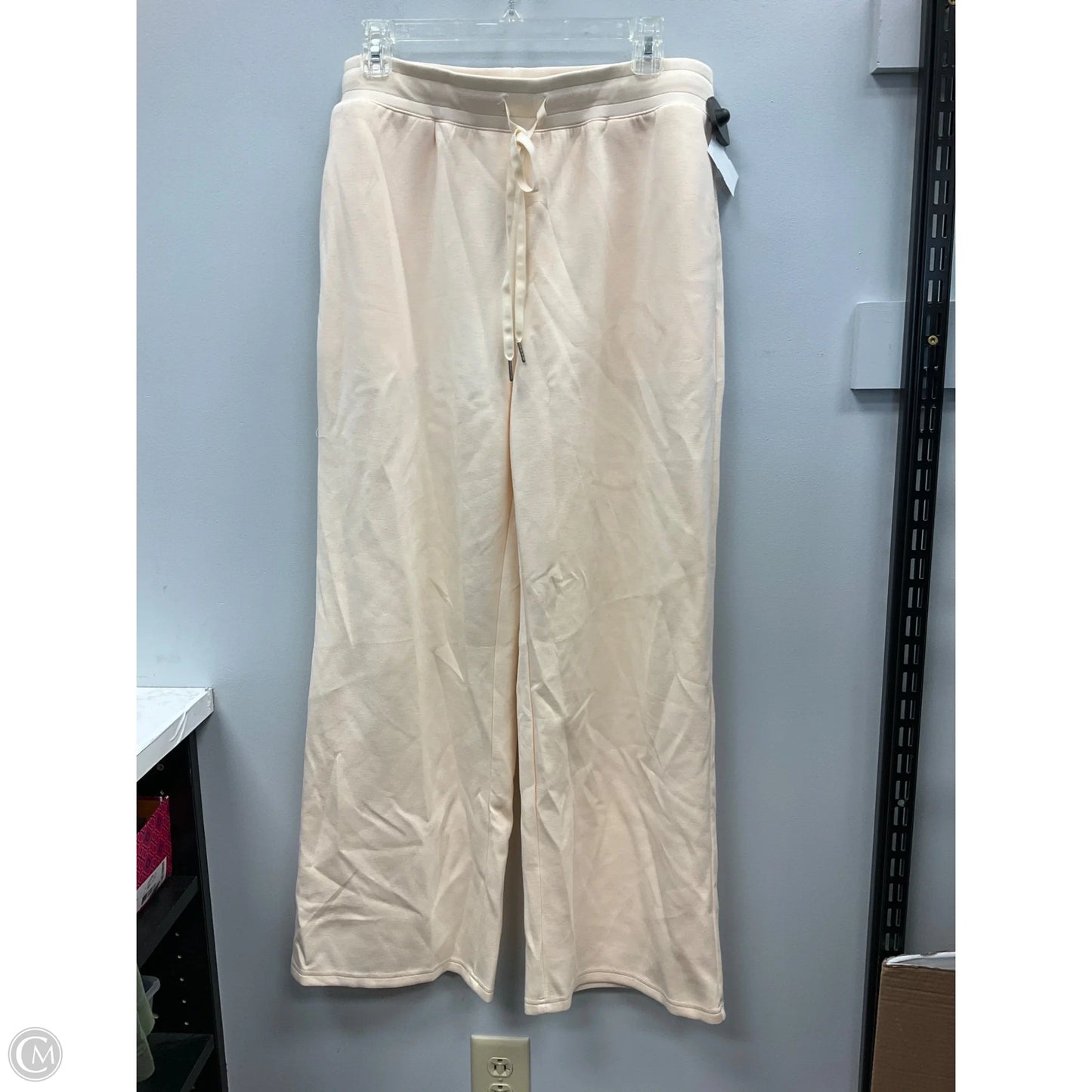 Pants Lounge By Clothes Mentor In Cream, Size: L