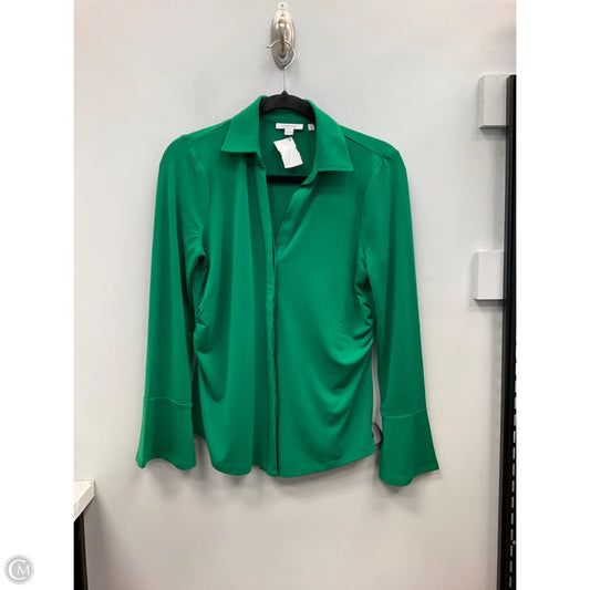 Top Long Sleeve By Chicos In Green, Size: S