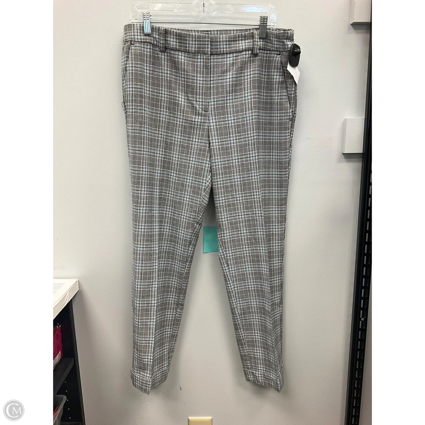 Pants Dress By Loft In Plaid Pattern, Size: 10