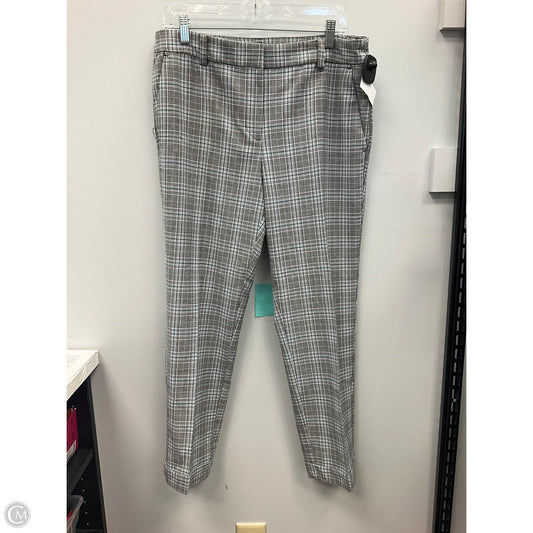 Pants Dress By Loft In Plaid Pattern, Size: 10