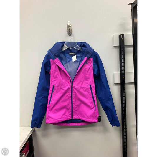 Coat Raincoat By The North Face In Blue & Pink, Size: Xs