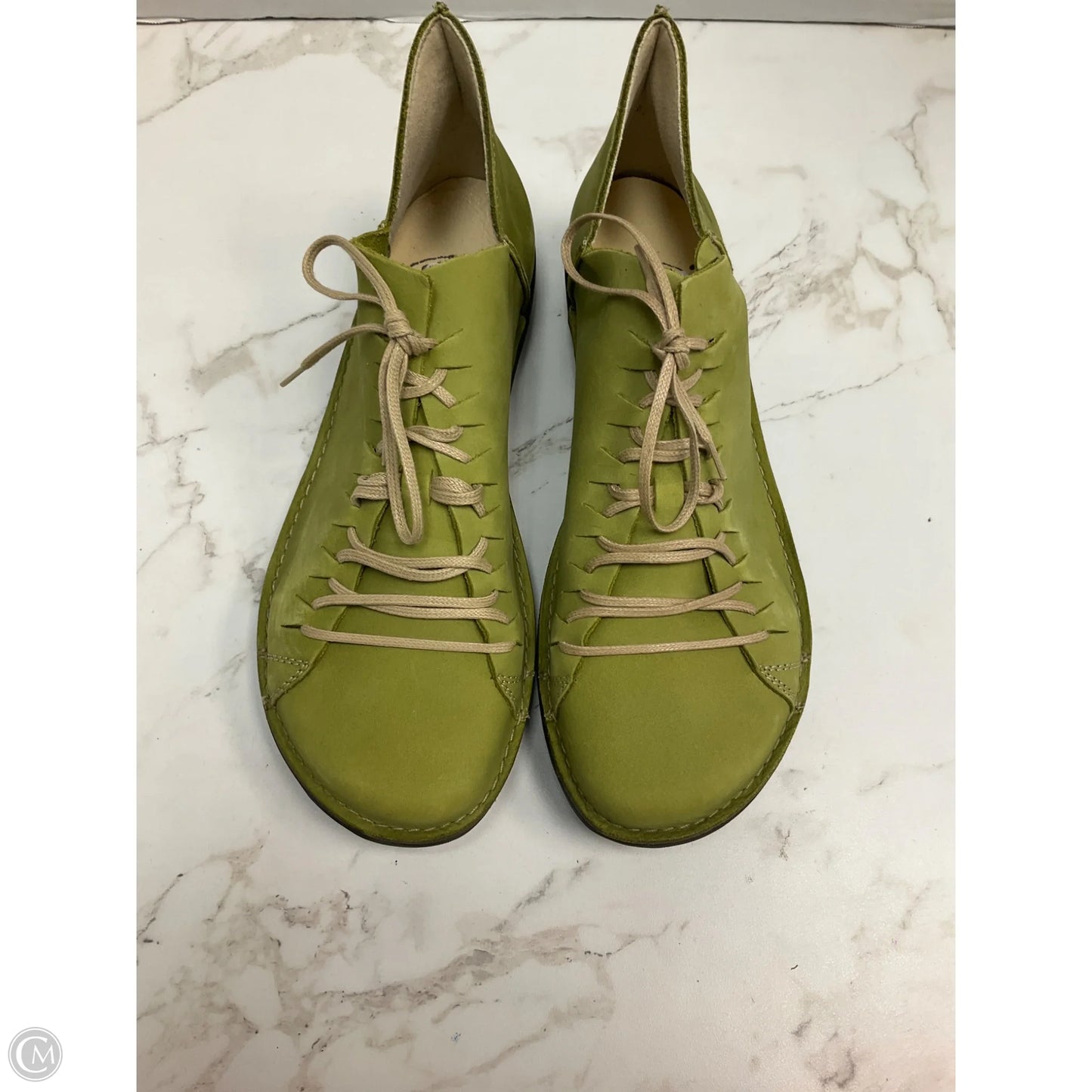 Shoes Flats By Clothes Mentor In Green, Size: 7.5